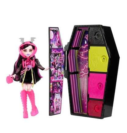 Monster High Skulltimate Secrets Neon Frights Draculaura Doll