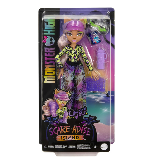 Monster High Scare-Adise Island Clawdeen Wolf Doll