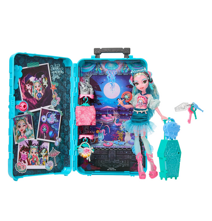 Monster High Skulltimate Secrets Gore-geous Oasis Playset, Lagoona Blue Doll and Accessories