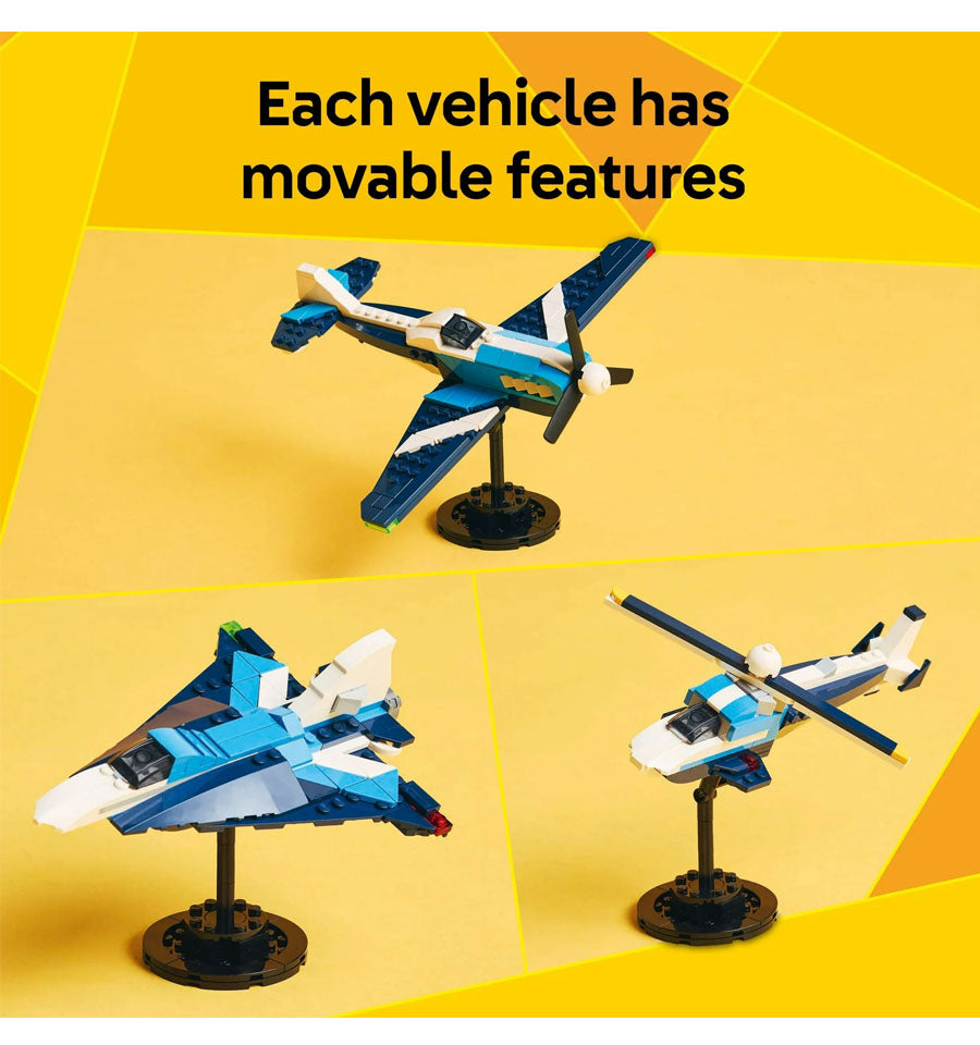LEGO Creator 3in1 Aircraft Race Plane Building Set (31160)