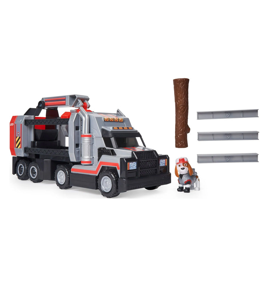 PAW Patrol, Al’s Deluxe Big Truck Toy with Moveable Claw Arm and Accessories