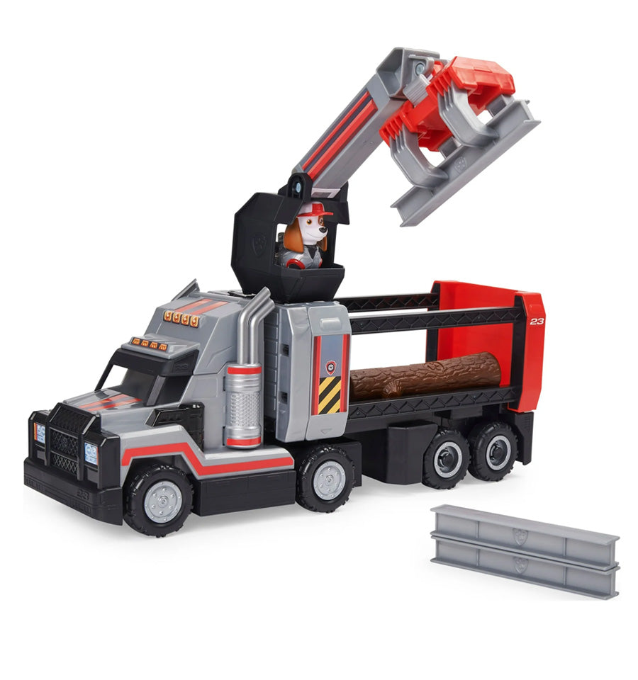 PAW Patrol, Al’s Deluxe Big Truck Toy with Moveable Claw Arm and Accessories