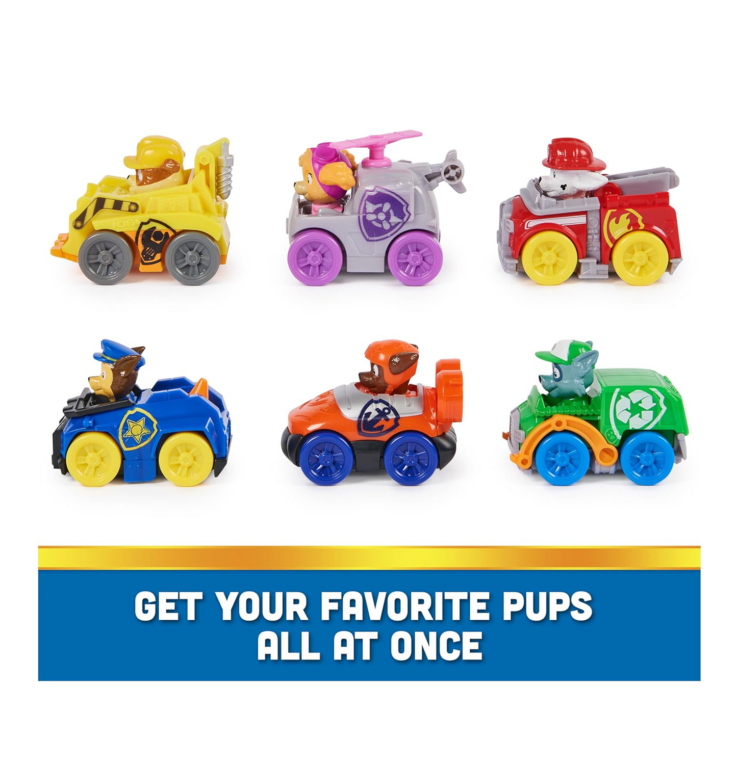 PAW Patrol: Pup Squad Racers, 6-Piece Vehicle Gift Set