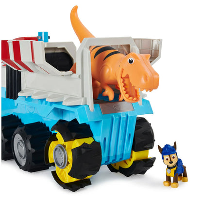 Paw Patrol, Dino Rescue Dino Patroller Motorized Team Vehicle with Exclusive Chase and T. Rex Toy Figures
