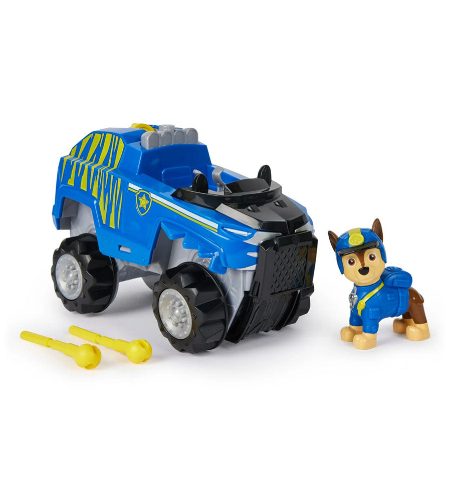 Paw Patrol Jungle Pups, Chase Tiger Vehicle with Figure