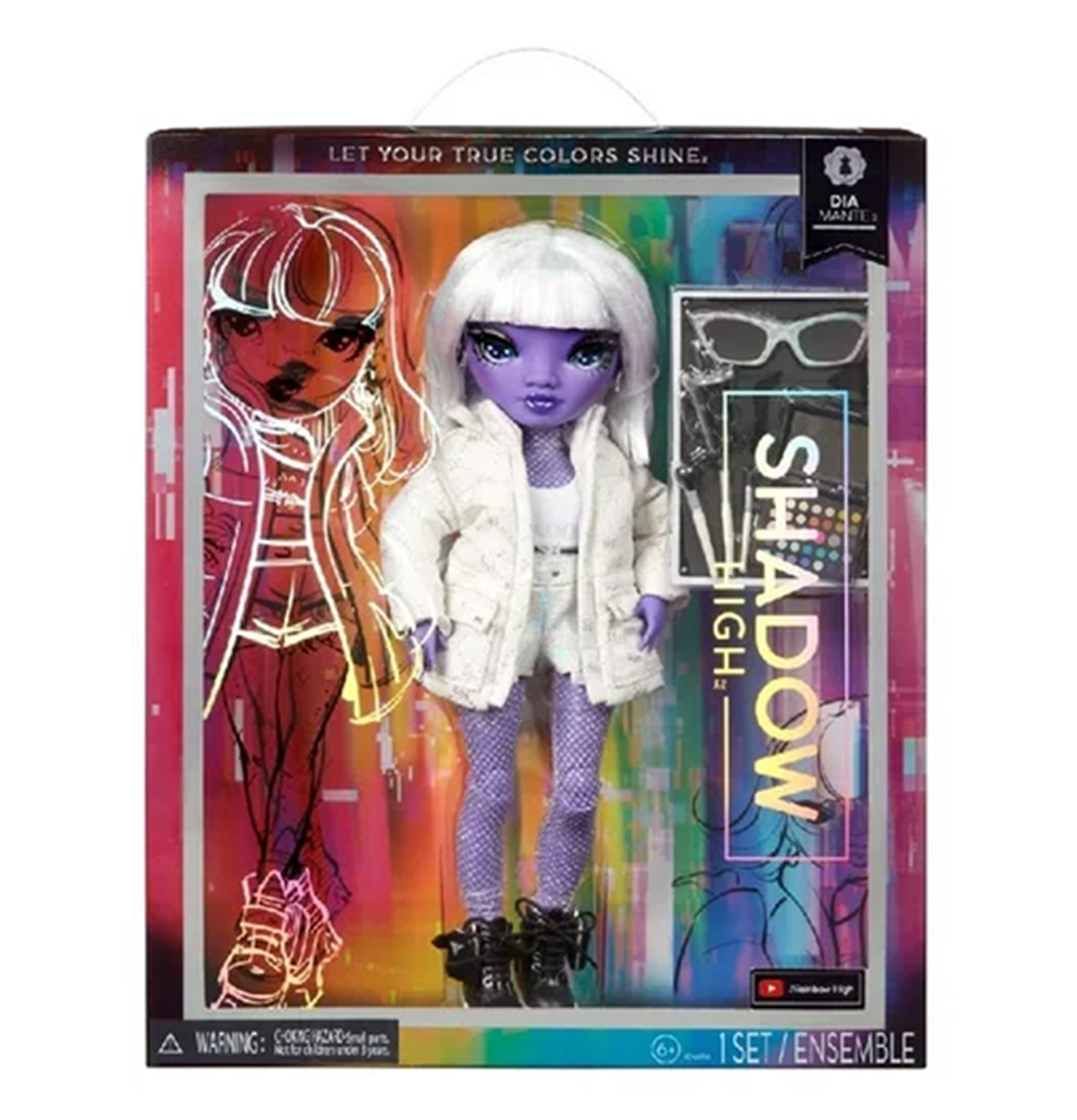 Rainbow High Shadow High Dia Mante - Purple Fashion Doll