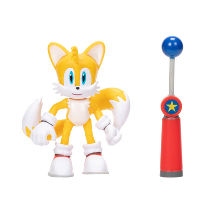 Sonic The Hedgehog Sonic 4" Tails Action Figure with Checkpoint Accessory