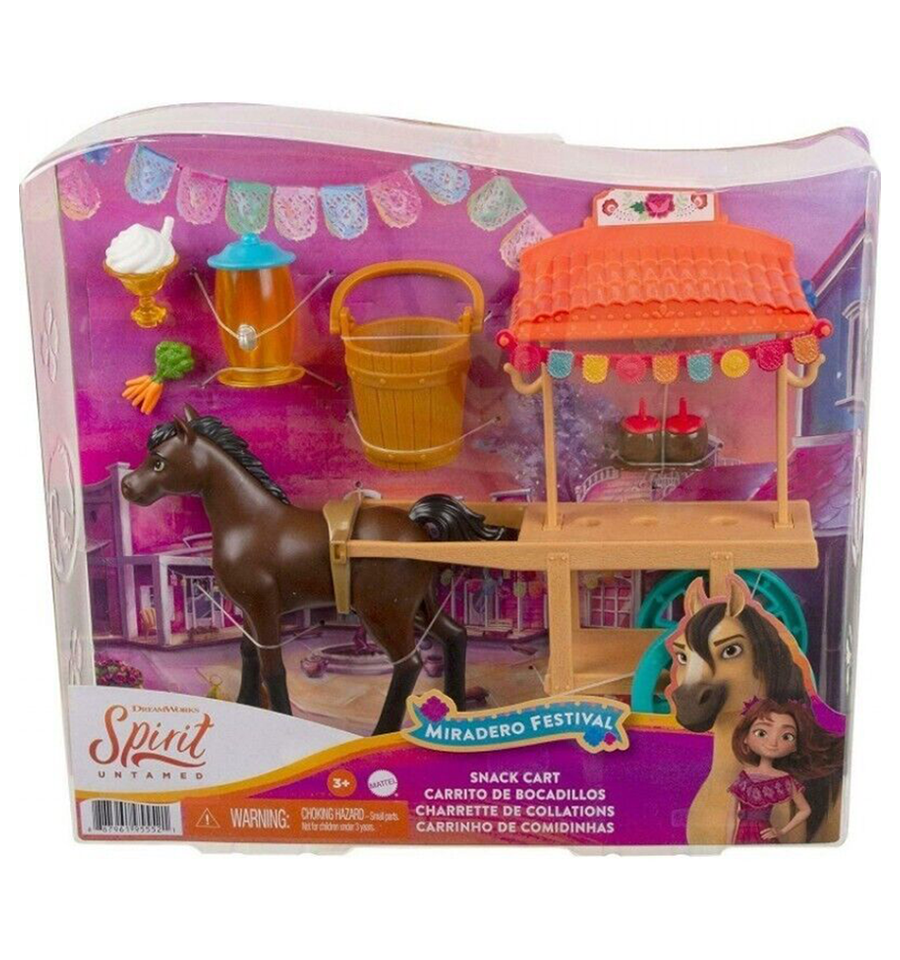 Spirit Untamed Miradero Snack Cart with Rolling Wheels