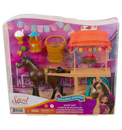 Spirit Untamed Miradero Snack Cart with Rolling Wheels