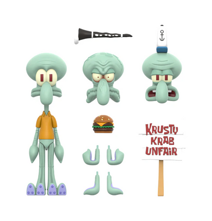 Super7 ULTIMATES! SpongeBob SquarePants- Squidward Action Figure