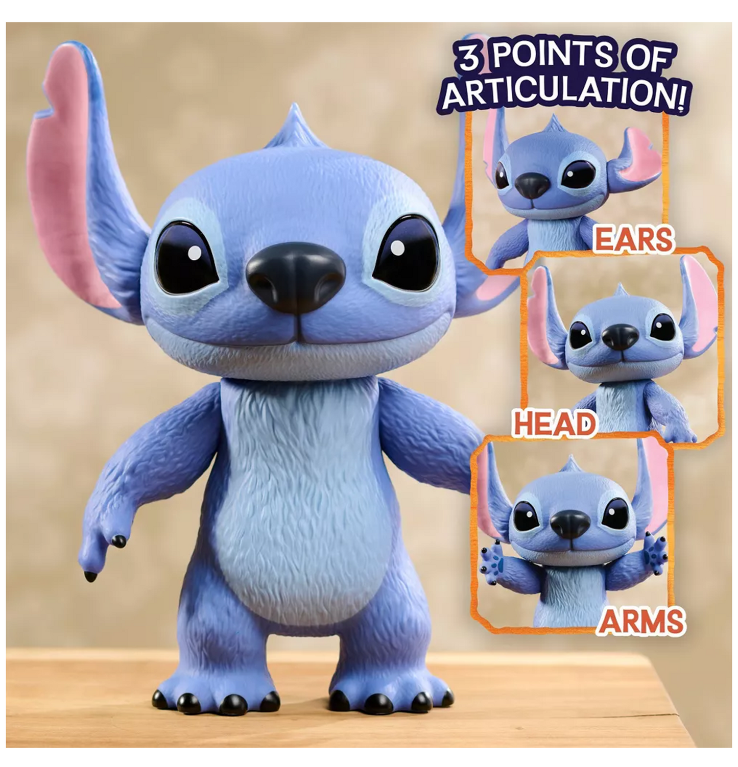 Disney Stitch Larger Than Life 14inch Vinyl Figure – Lilo & Stitch Live Action Film
