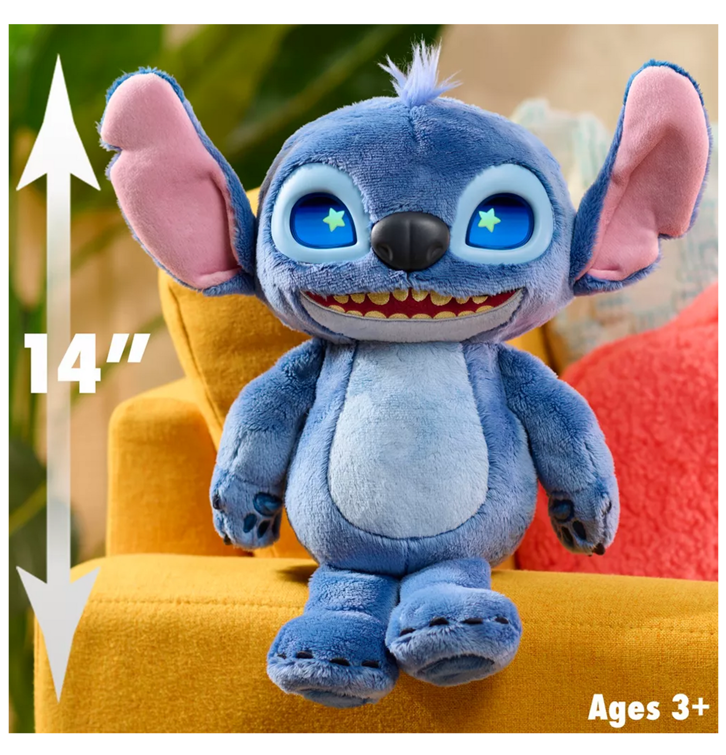 Disney Stitch Many Moods 14-inch Interactive Plush