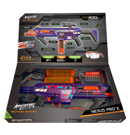 Adventure Force Tactical Strike Nexus Pro X Ultimate Half-Length Pro Foam Dart Blaster
