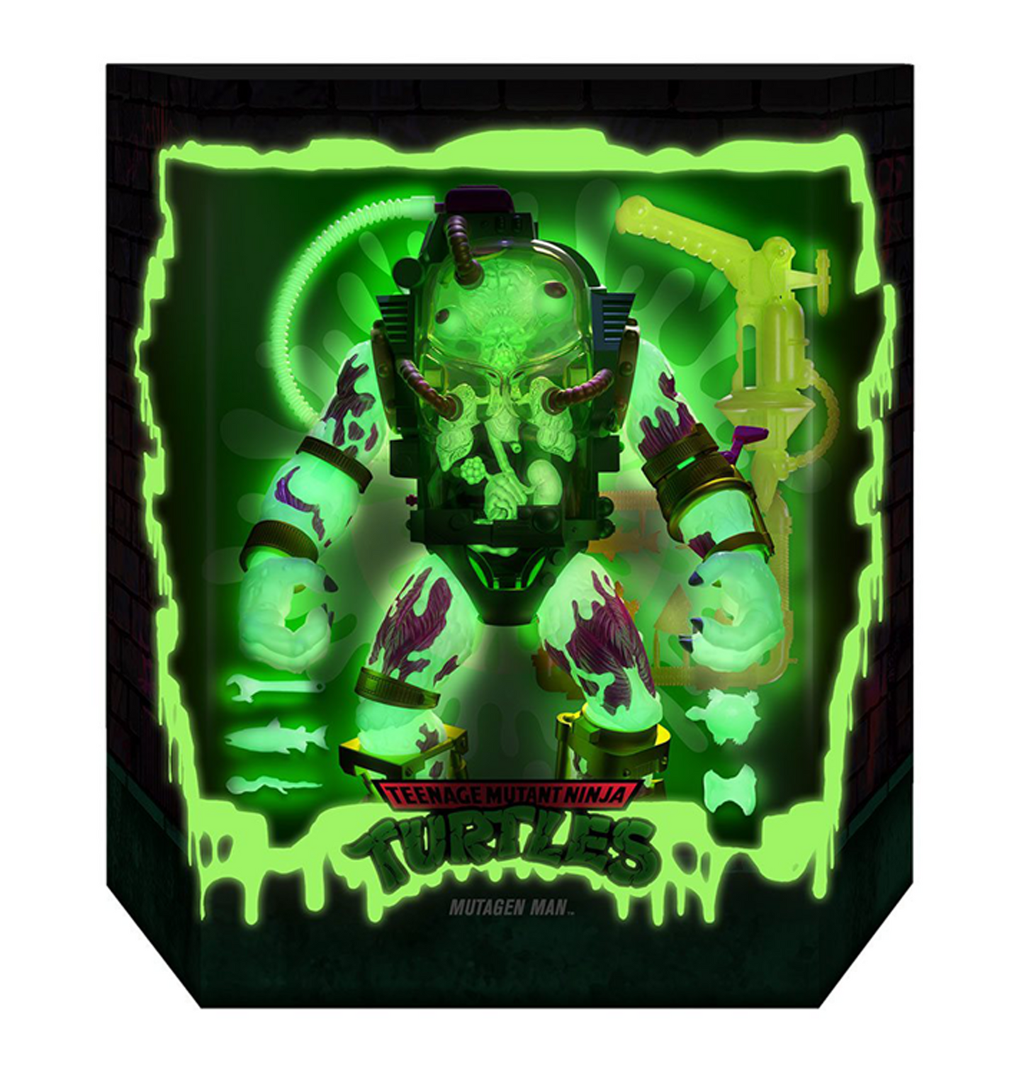 Teenage Mutant Ninja Turtles Ultimates Glow-in-the-Dark Mutagen Man 7-Inch Action Figure