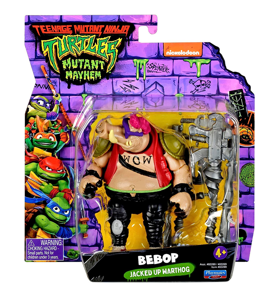 Teenage Mutant Ninja Turtles Mutant Mayhem Bebop Action Figure (Jacked Up Warthog)