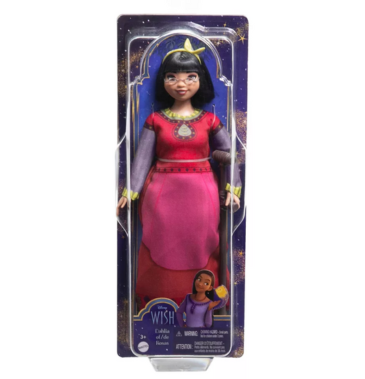 Disney Wish Dahlia of Rosas Doll and Accessories, Posable Fashion Doll