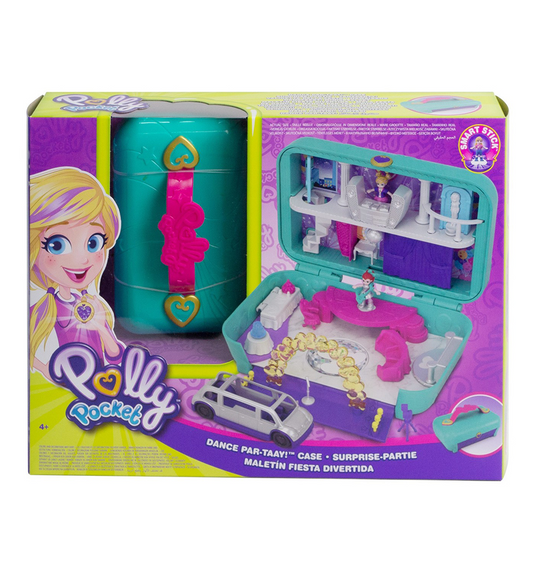 Polly Pocket Hidden Places Dance Par-taay! Case Playset