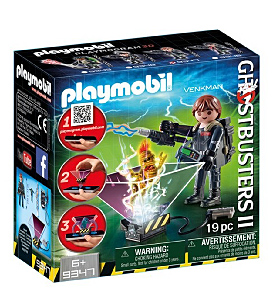 PLAYMOBIL Ghostbusters II Peter Venkman Playmogram 3D Figure