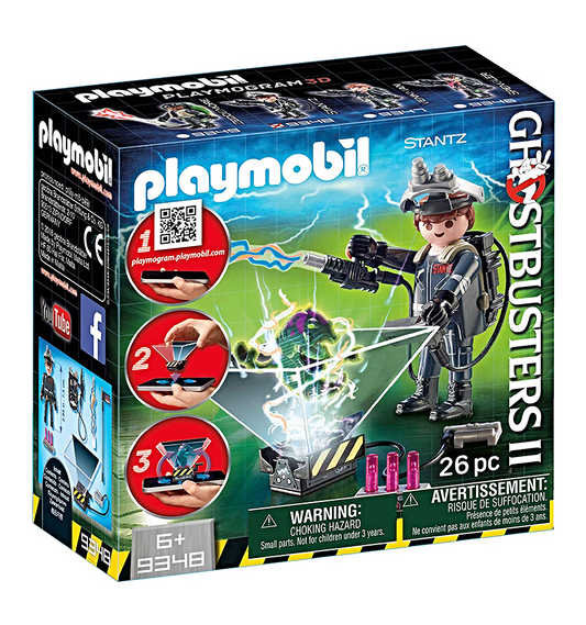 PLAYMOBIL Ghostbusters II Raymond Stantz Playmogram 3D Figure