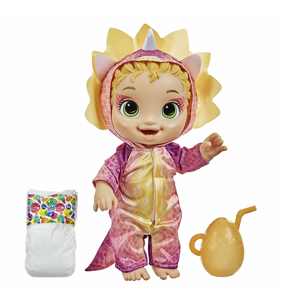 Baby Alive Dino Cuties Doll Triceratops