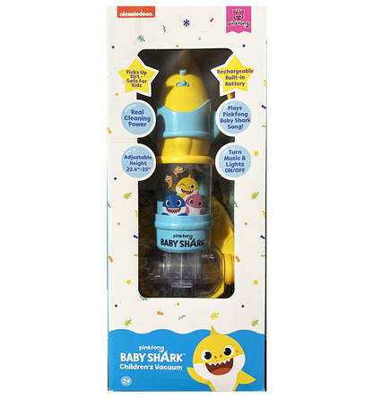 Pinkfong Baby Shark Children's Vacuum with Real Suction Power