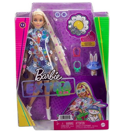 Barbie Extra Doll and Pet #12 - Floral 2-Piece Outfit