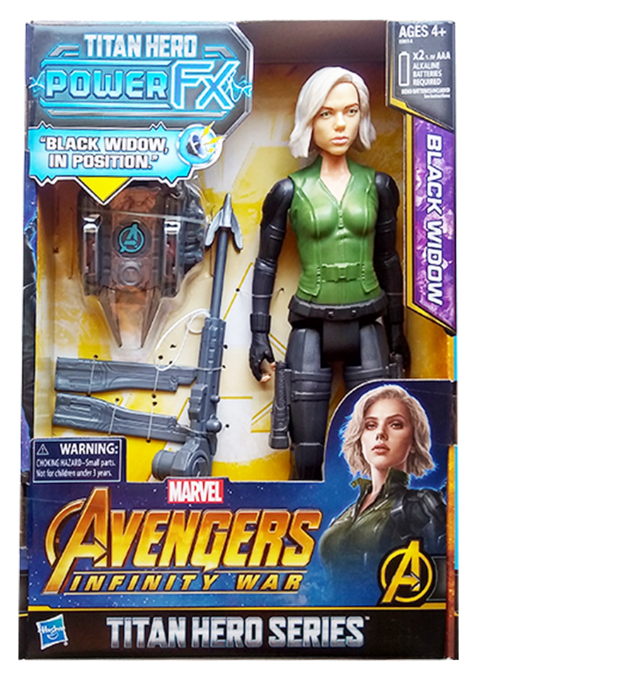 Marvel Avengers; Infinity War Titan Hero Power FX Pack Black Widow