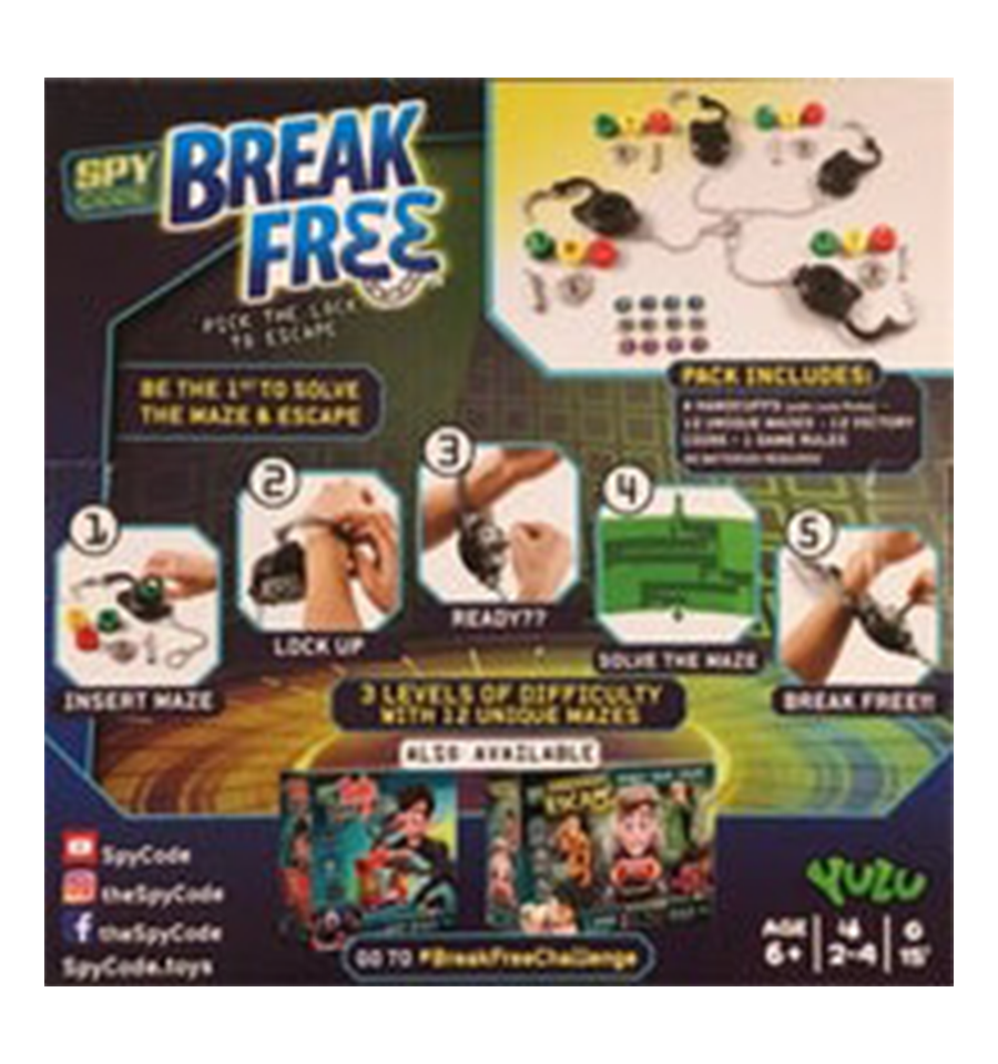Spy Code - Break Free  Board Game