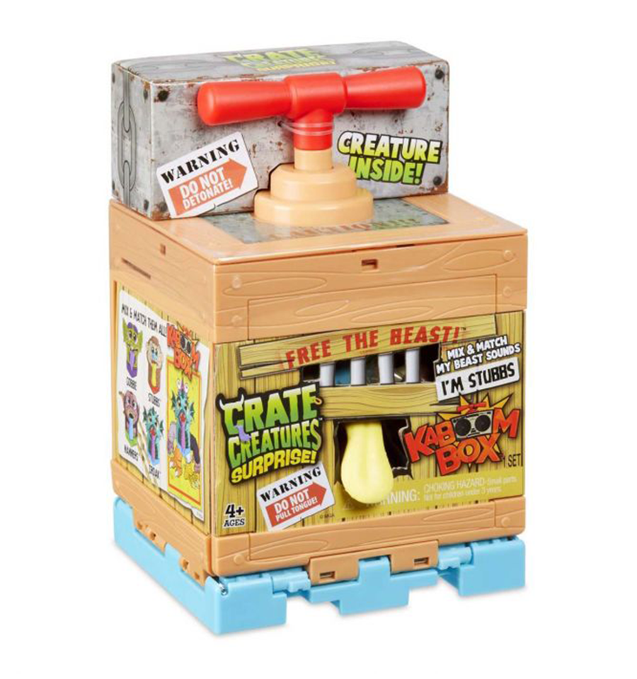 Crate Creatures Surprise Kaboom Box Stubbs Mix N Match Creature Figure, Multicolor
