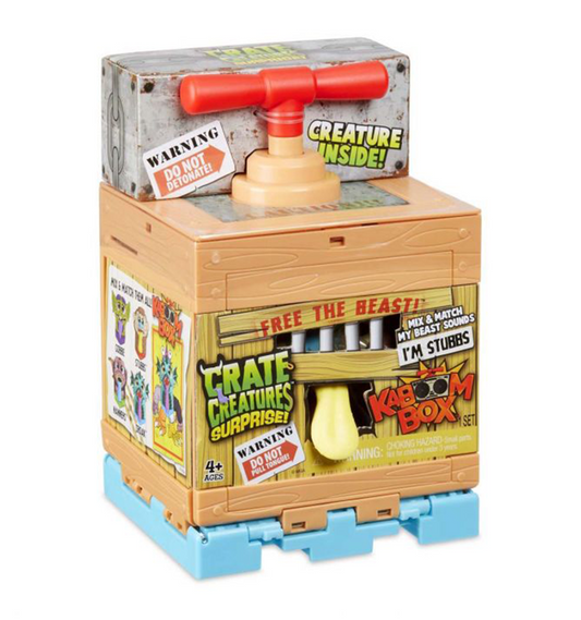 Crate Creatures Surprise Kaboom Box Stubbs Mix N Match Creature Figure, Multicolor