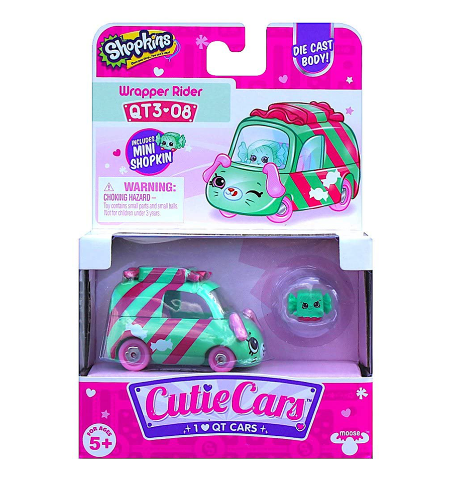 Shopkins Cutie Cars - Wrapper Rider Diecast QT3-08