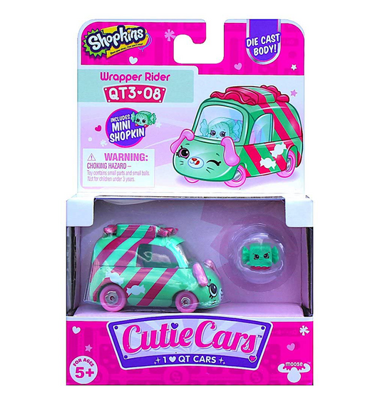 Shopkins Cutie Cars - Wrapper Rider Diecast QT3-08