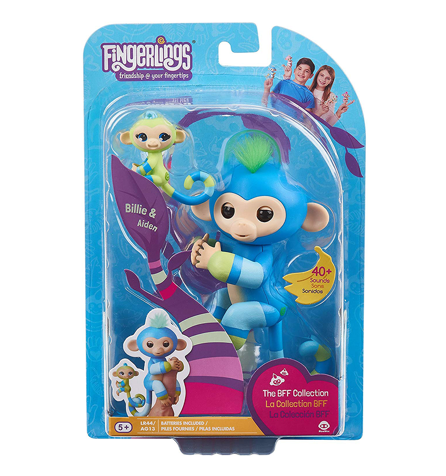 Fingerlings Baby Monkey & Mini BFFs - Billie & Aiden 