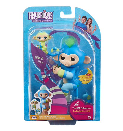 Fingerlings Baby Monkey & Mini BFFs - Billie & Aiden 