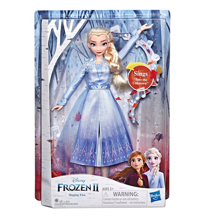 Disney Frozen 2 Singing Elsa Fashion Doll with Music - Blue
