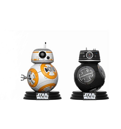 Funko Pop Star Wars: Last Jedi BB-8 and BB9-E Vinyl Figure 2- Pack