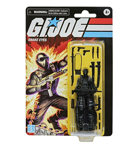 G.I. Joe Retro Collection Snake Eyes 3.75" Collectible Figure
