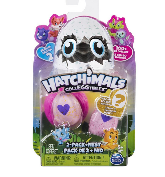 Hatchimals Colleggtibles Season 2 Mystery 2-Pack & Nest