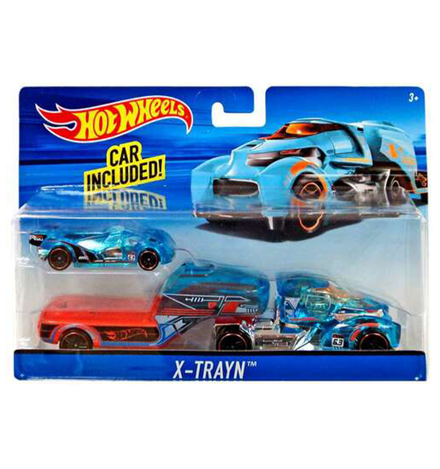 Hot Wheels X-Trayn Hauler with Car