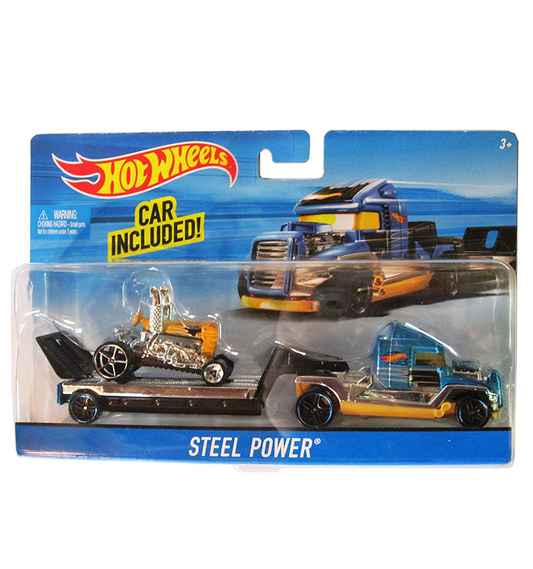 Hot Wheels City Rig - Blue/Yellow Steel Power