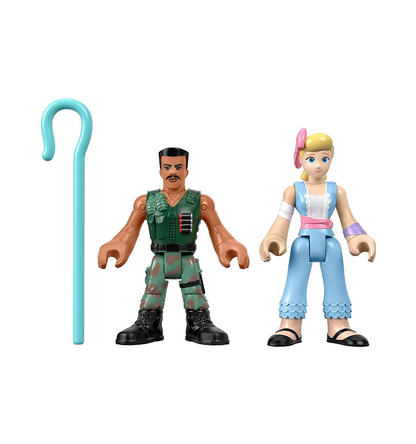 Fisher-Price Imaginext Disney Pixar Toy Story 4 Combat Carl and Bo Peep Figures