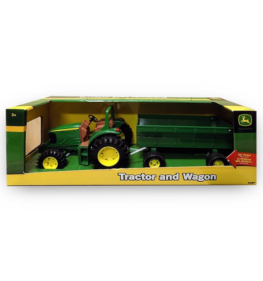 John Deere Tractor and Wagon