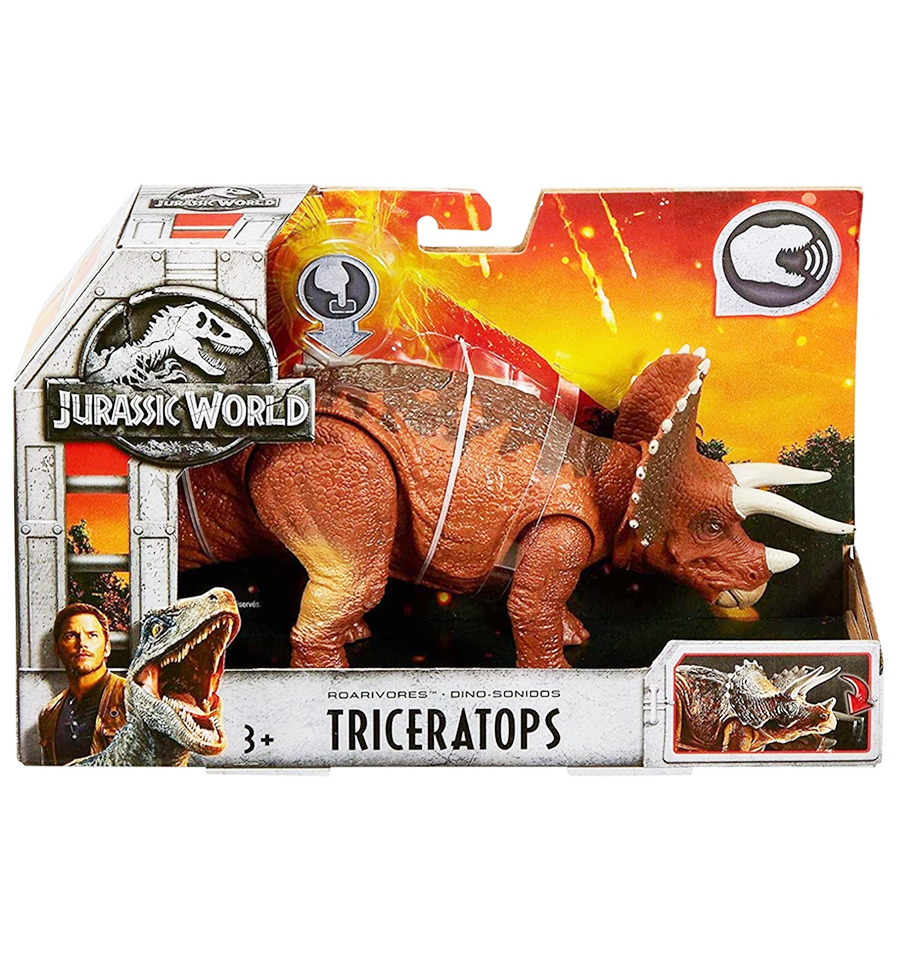 Jurassic World Fallen Kingdom Roarivores Triceratops Action Figure
