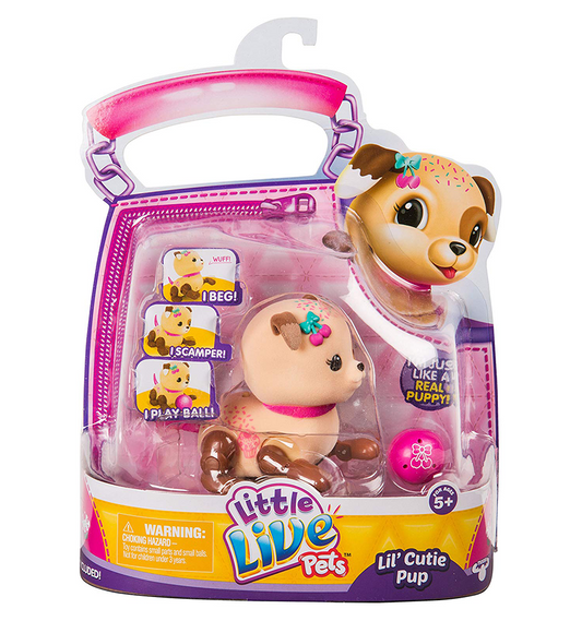 Little Live Pets S1 Cutie Pup Single Pack - Sprinky