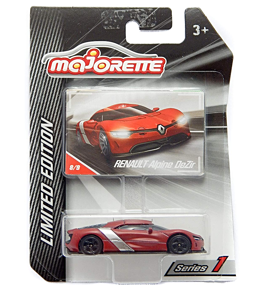 Majorette Limited Edition Series 1 Renault Alpine DeZir Red Diecast