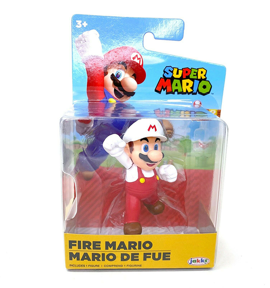 World of Nintendo 2.5" Fire Mario Figure
