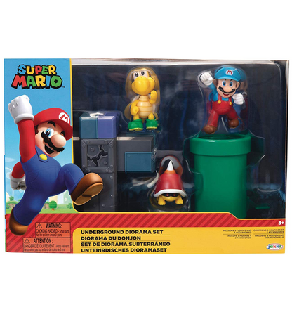 World of Nintendo 2.5 Inch Action Figure Underground Diorama Set