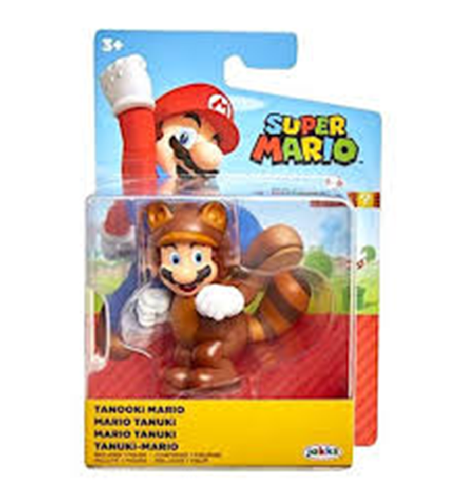 World of Nintendo Tanooki Mario 2.5" Figure