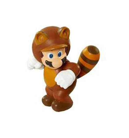 World of Nintendo Tanooki Mario 2.5" Figure