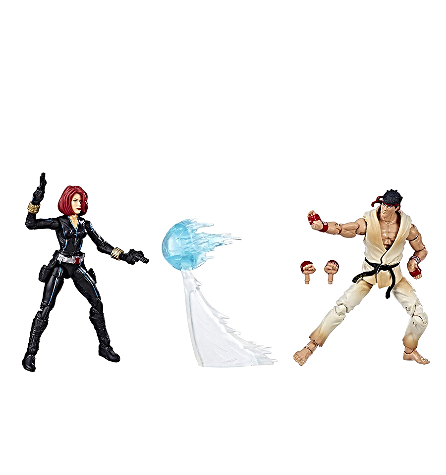 Marvel Gamerverse 2Pk- Black Widow & Ryu